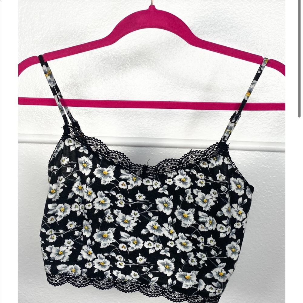 Floral Crop Tank